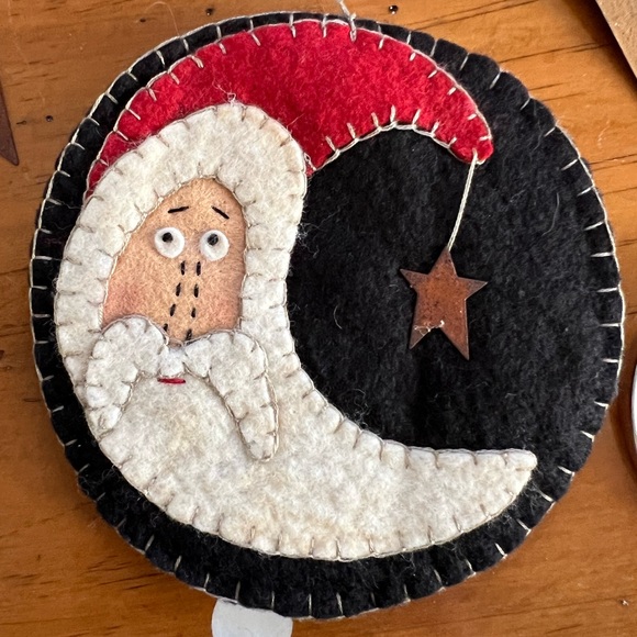 Ornament Lot (4) Vintage- Primitive- Rustic 🎄 - Picture 4 of 6